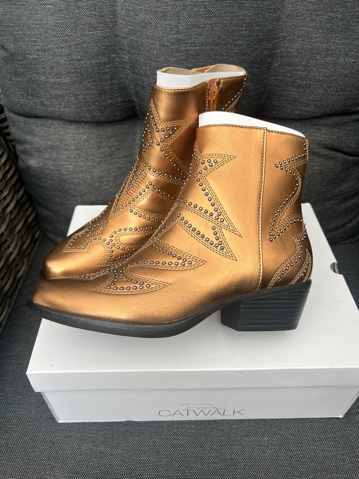 Maat 36 cowboy laars dames nieuw, Ophalen of Verzenden, Nieuw, Bruin, Hoge laarzen