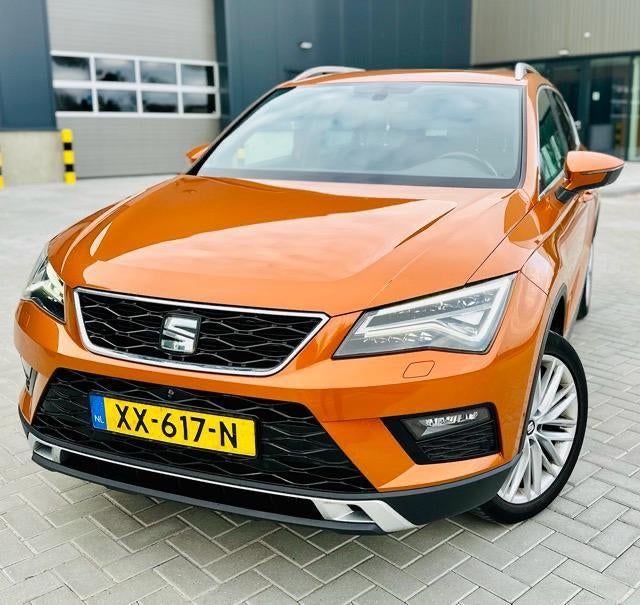 Seat Ateca Excellence 1.5 Ecotsi 150pk 2019, Auto's, Seat, Voorwielaandrijving, Zwart, Ateca, Bedrijf