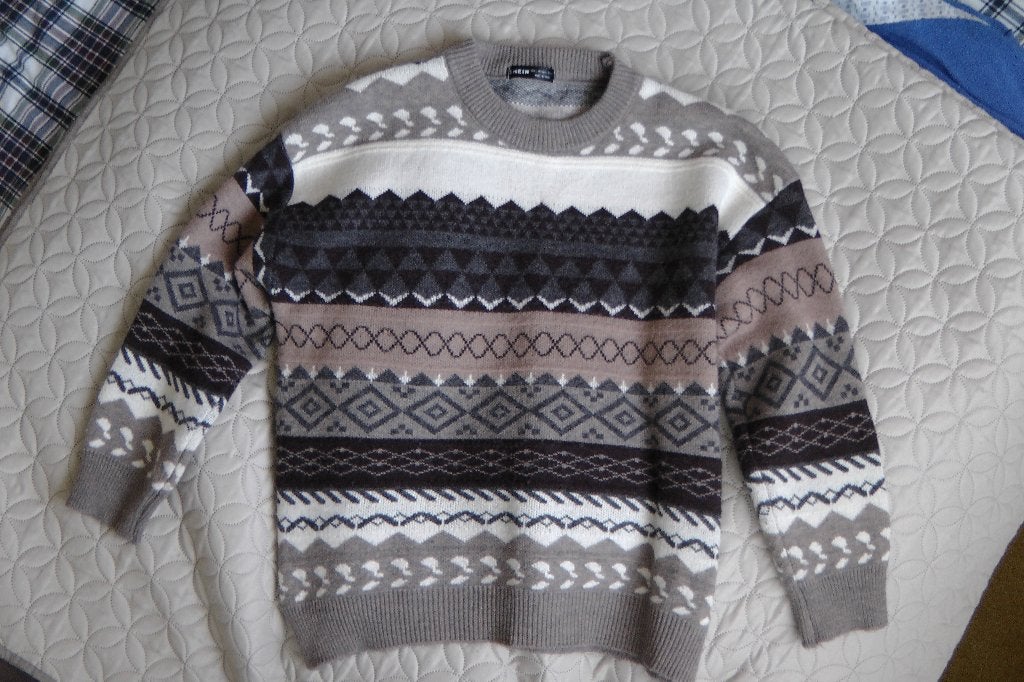 Pullover met ronde hals maat M (40/42), Kleding | Dames, Meerkleurig, Maat 42/44 (L), Ophalen of Verzenden, Zo goed als nieuw