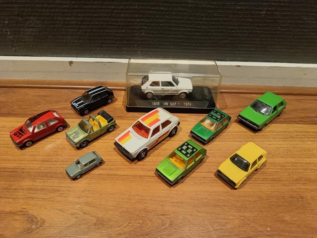 10x modelauto Golf 1, Ophalen of Verzenden, Gebruikt, Auto