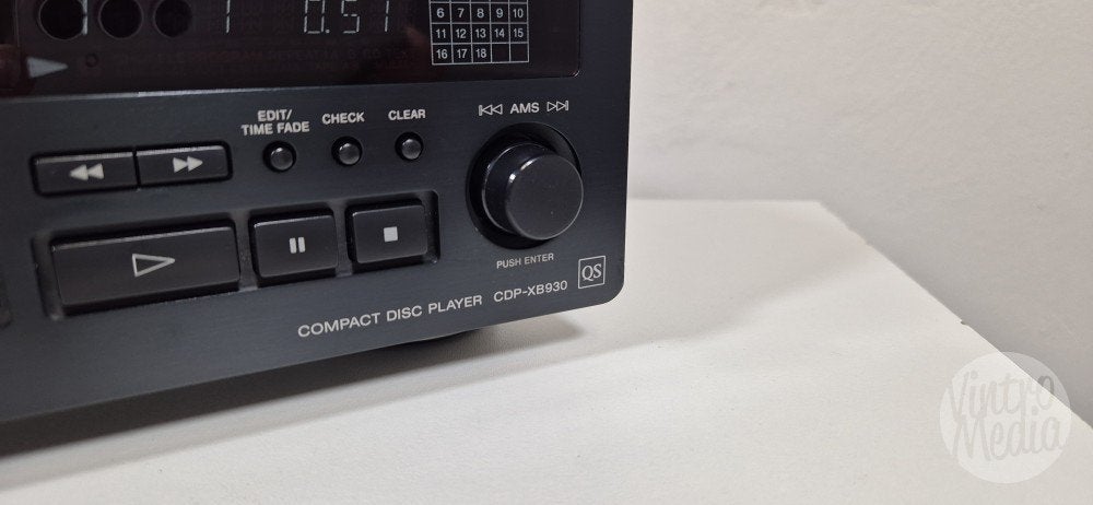Sony CDP-XB930 QS CD-Speler | CD | Afstandsbediening, Ophalen of Verzenden, Refurbished, Sony