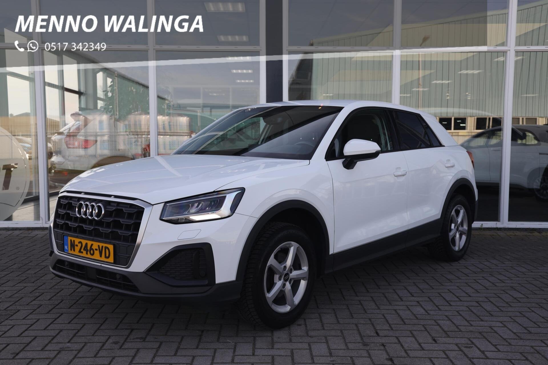Audi Q2 30 TFSI Pro Line|Trekhaak|Cruise control|Apple carpl, Auto's, Audi, Voorwielaandrijving, Gebruikt, Wit, Origineel Nederlands
