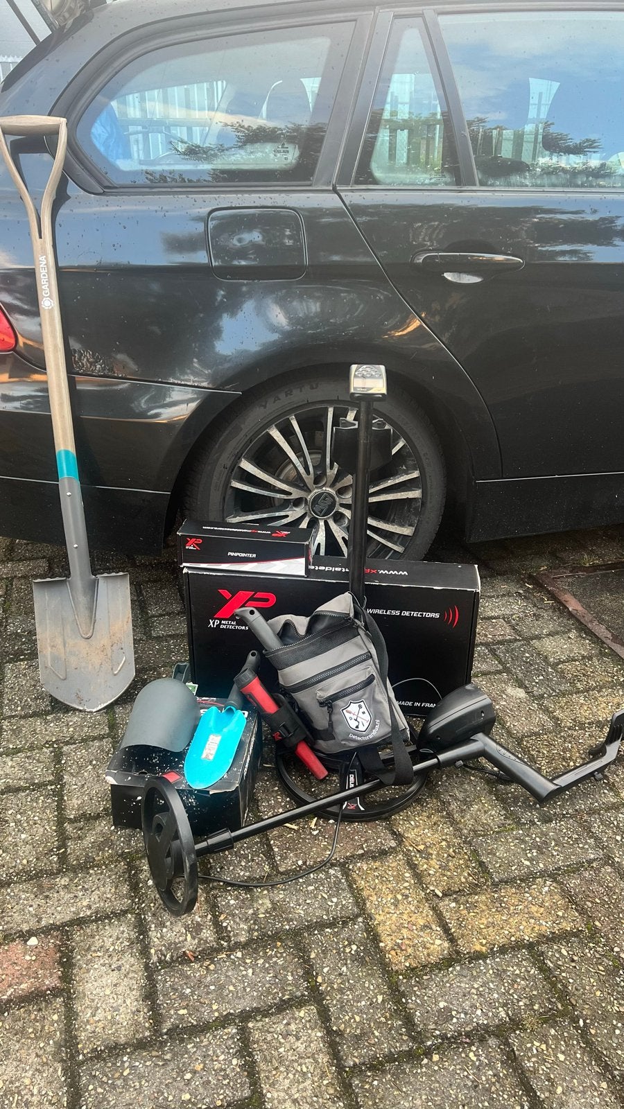 XP ORX Metaaldetector Set met 700kg Magneet en Accessoires, Gebruikt, Meer dan 30 cm, Ophalen of Verzenden, Discriminatie metaaldetectie
