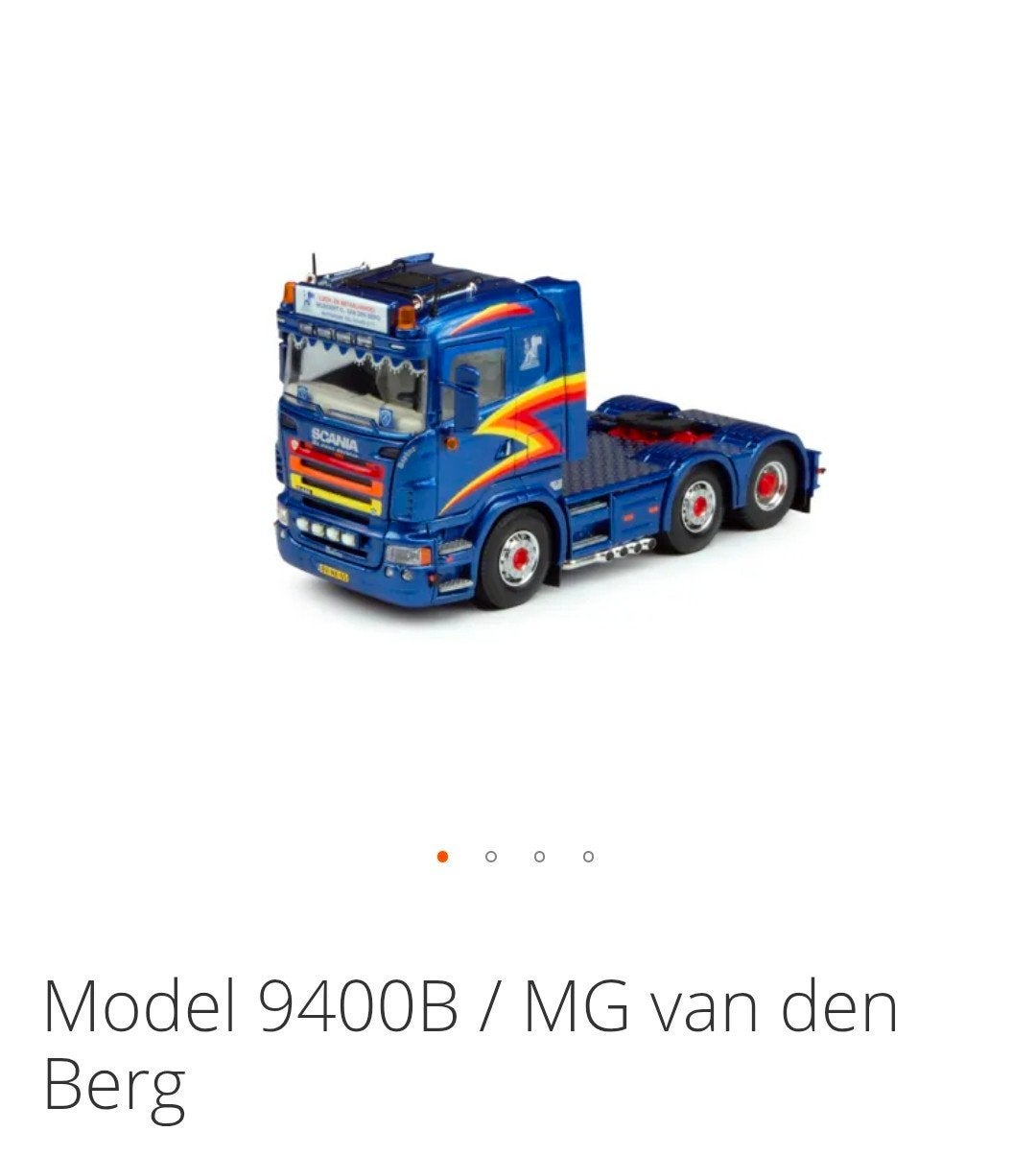 gezocht !!! Scania  MG van den Berg, Hobby en Vrije tijd, Modelauto's | 1:50, Ophalen of Verzenden, Overige merken