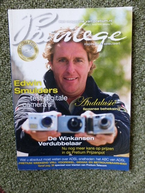 Privilege het magazine van Pretium Edwin Smulders, Ophalen of Verzenden, 1980 tot heden, Nederland, Tijdschrift