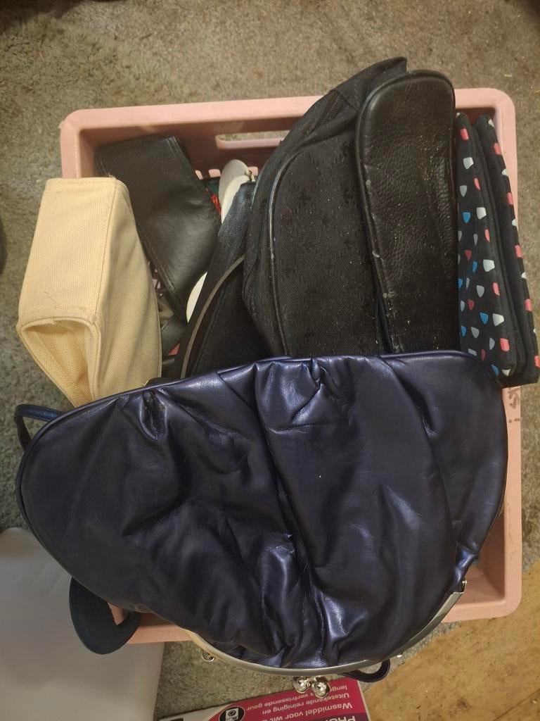 Bak vol tasjes, riemen etc, Dieren en Toebehoren, Paarden en Pony's | Dekens en Dekjes, Ophalen, Gebruikt