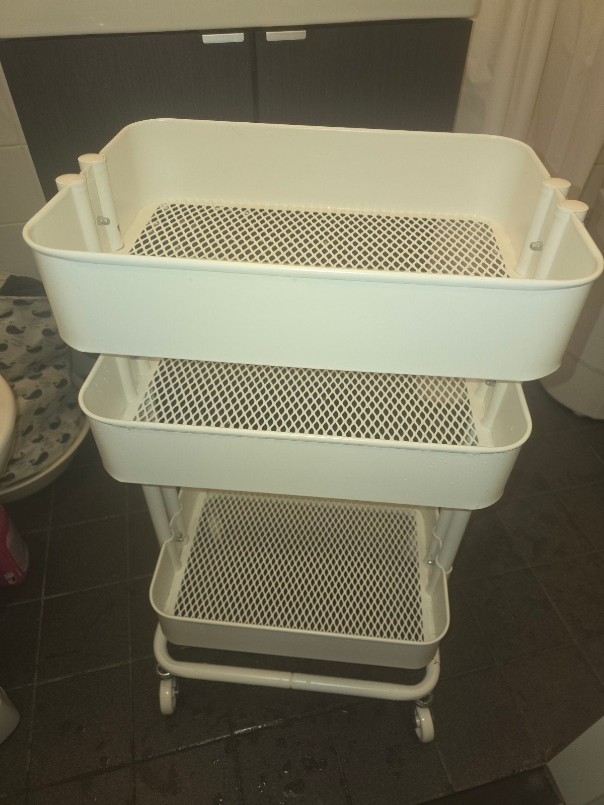 Metaal trolley, Huis en Inrichting, Ophalen, Zo goed als nieuw