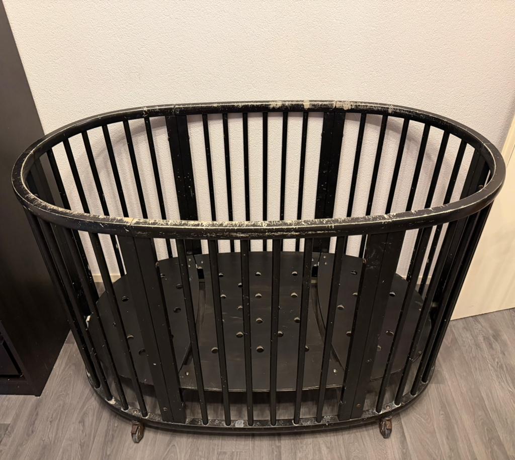 Stokke Sleepi Compleet met Matras Opknappertje, Ophalen, Gebruikt, Ledikant