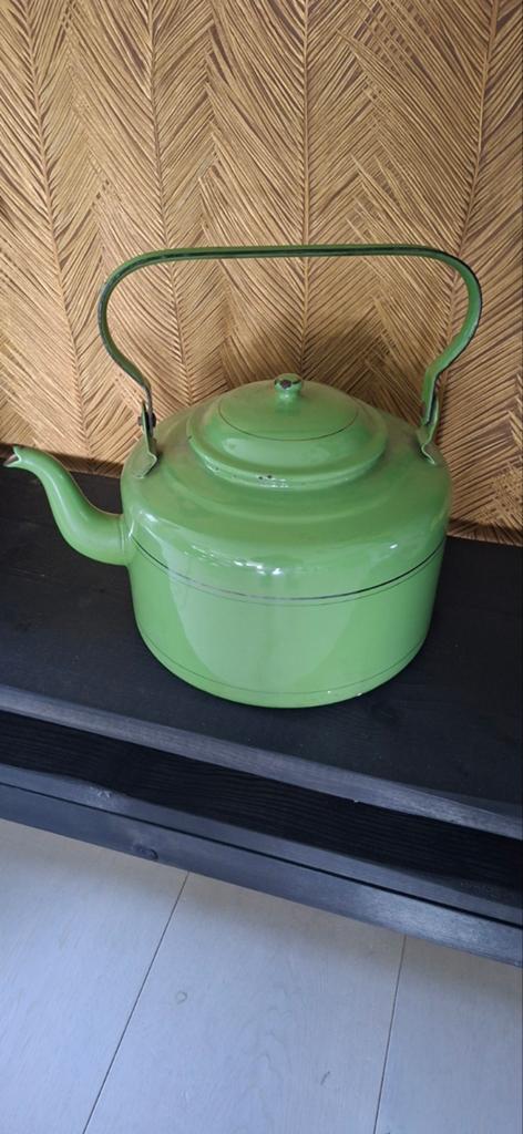 Emaille theepot, Ophalen of Verzenden
