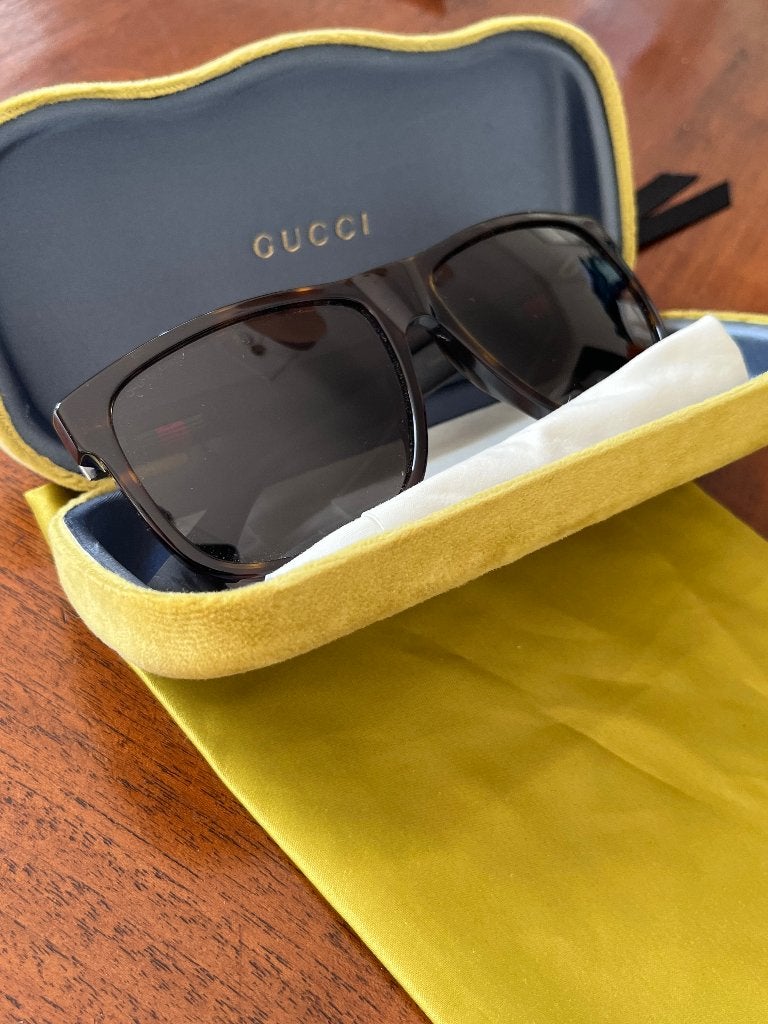 Gucci heren zonnebril (polarized), Overige merken, Zonnebril, Zwart, Ophalen of Verzenden