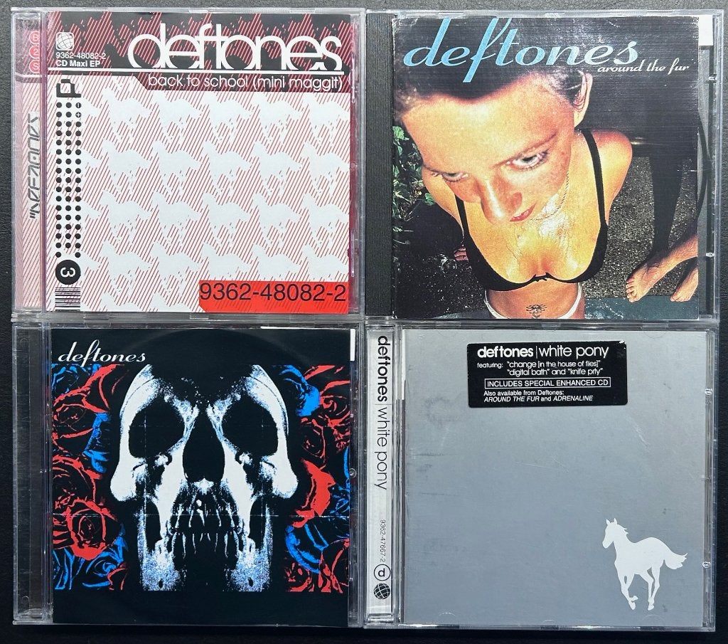 DEFTONES - Deftones, Around the fur, White pony + ( 4 CDs ), Ophalen of Verzenden, Zo goed als nieuw, Alternative Rock