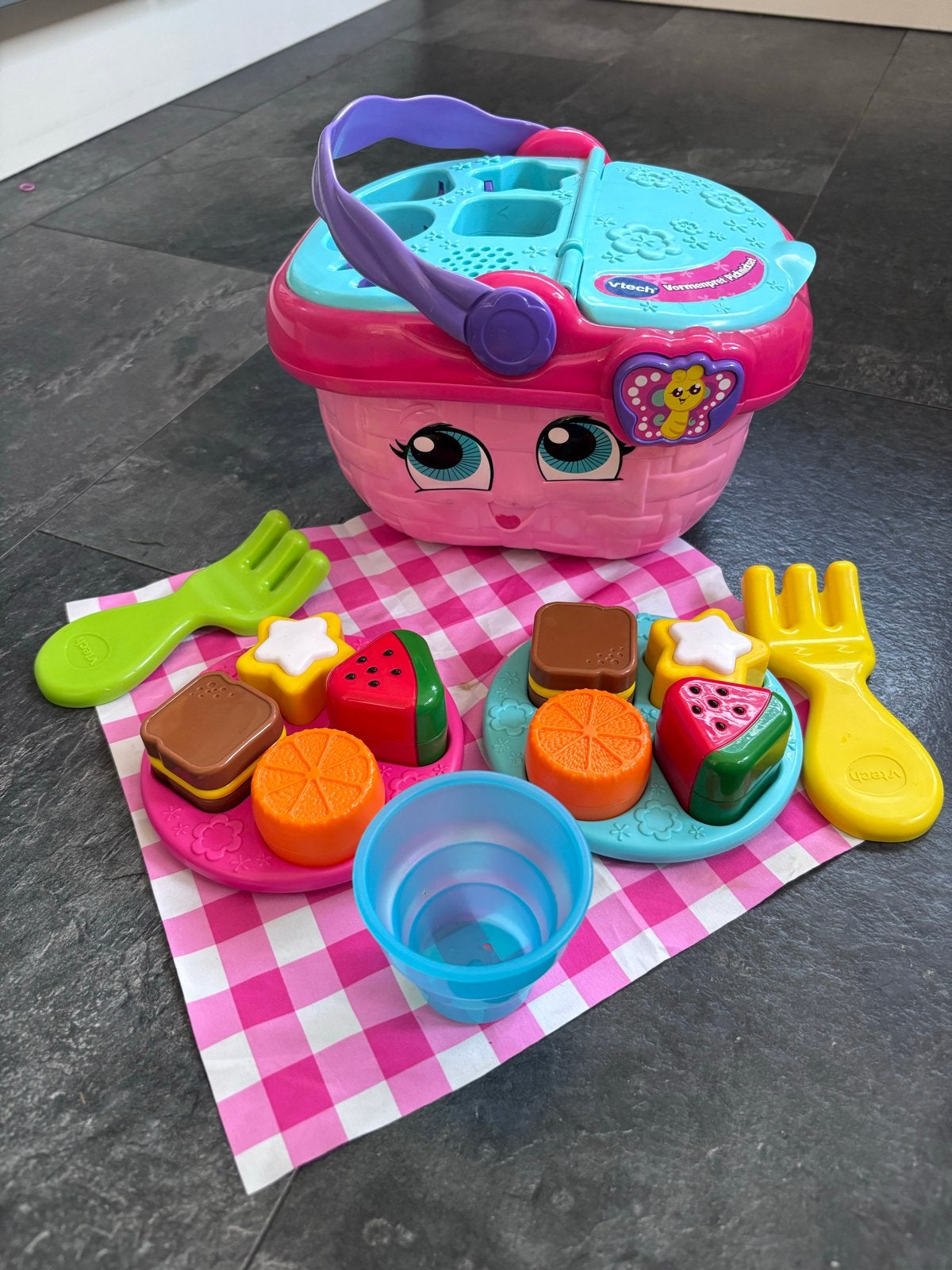 VTech Vrolijke Vormen Picknickmand - Interactief Speelgoed, Kinderen en Baby's, Ophalen of Verzenden, Gebruikt, Overige typen