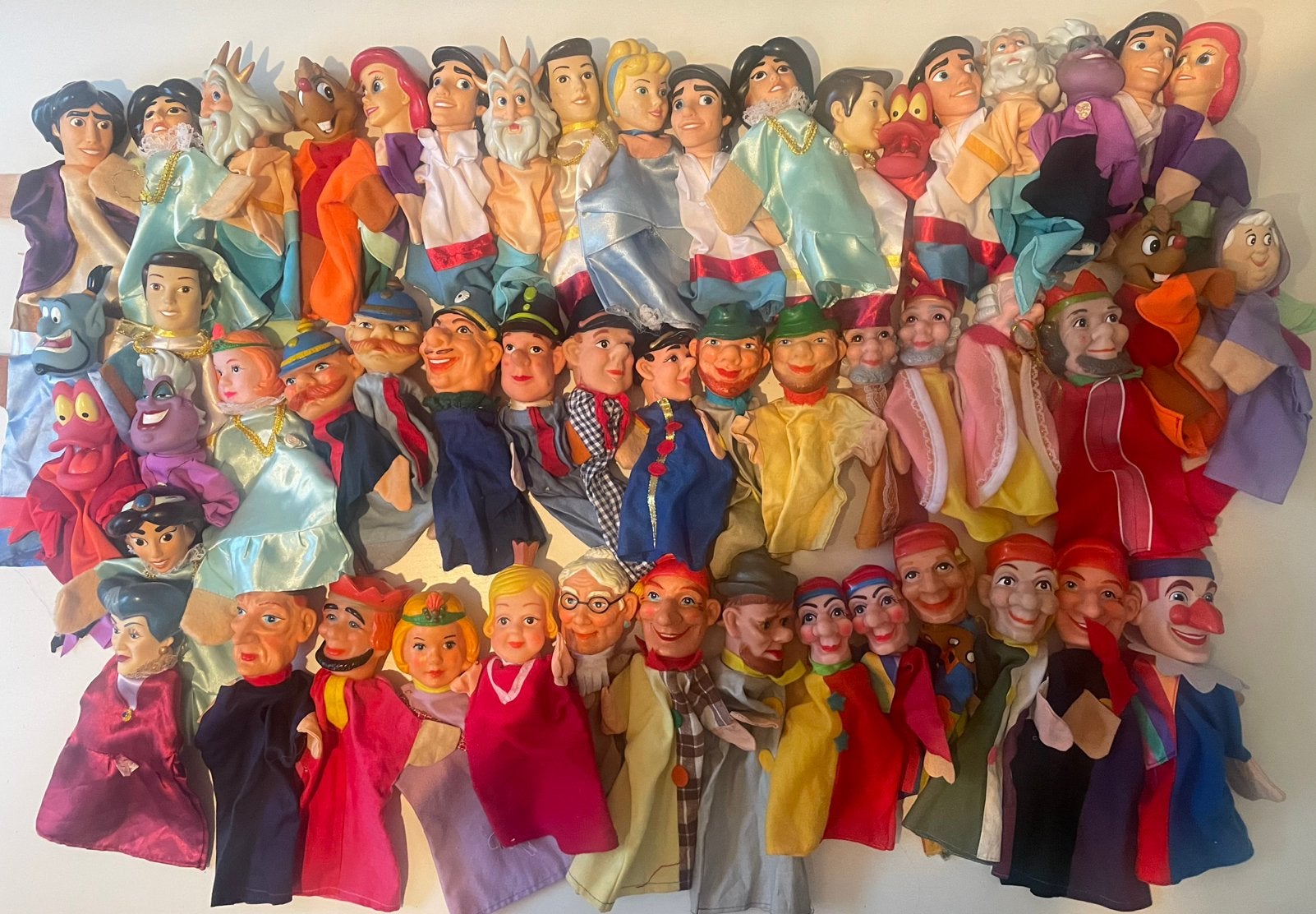 Grote verzameling handpop poppenkastpoppen! Staffelkorting, Kinderen en Baby's, Speelgoed | Poppen, Ophalen of Verzenden, Overige typen
