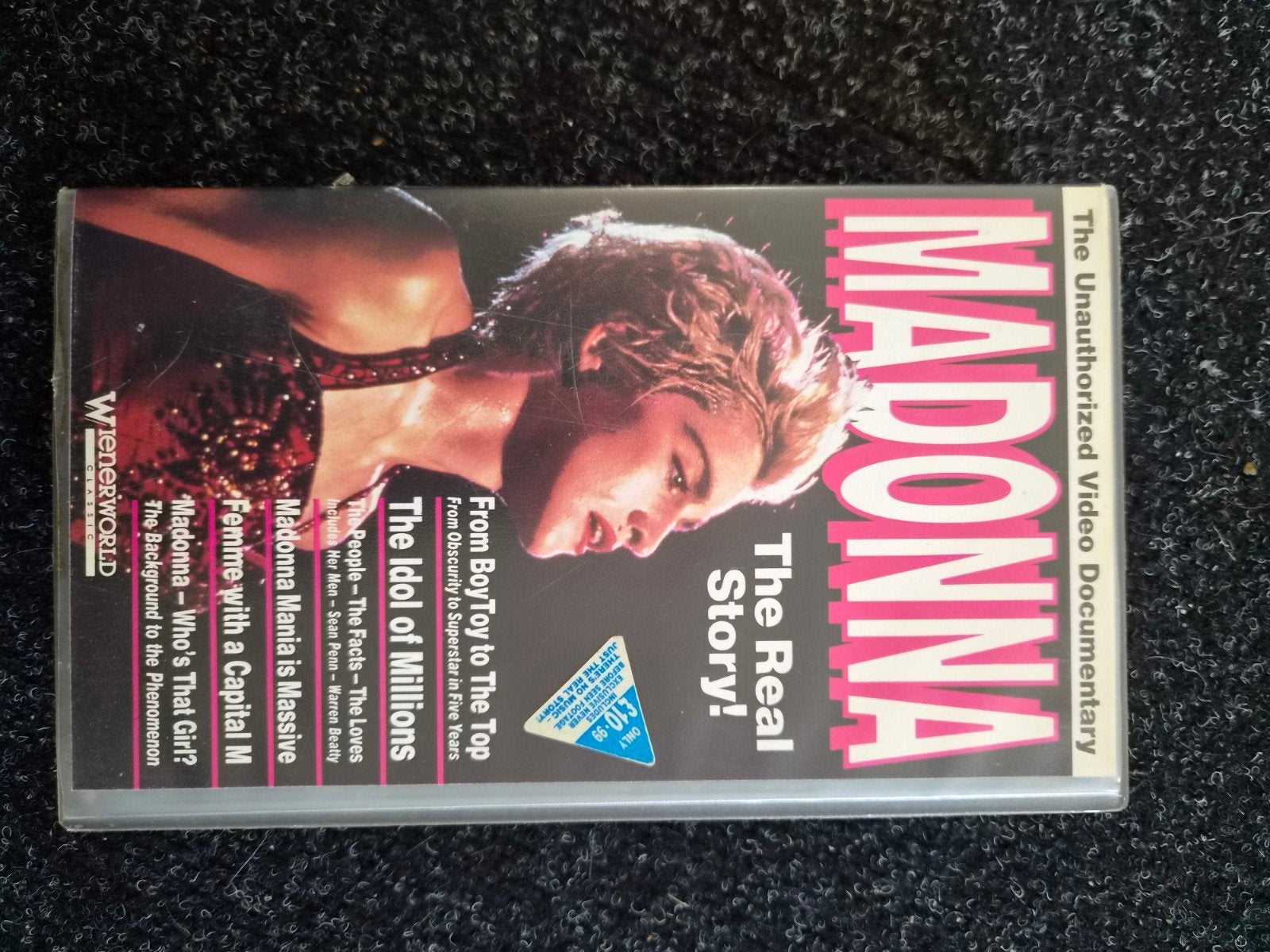 Madonna: The Real Story! - VHS Video Documentaire, Cd's en Dvd's, Ophalen of Verzenden, Gebruikt, Engels, Alle leeftijden