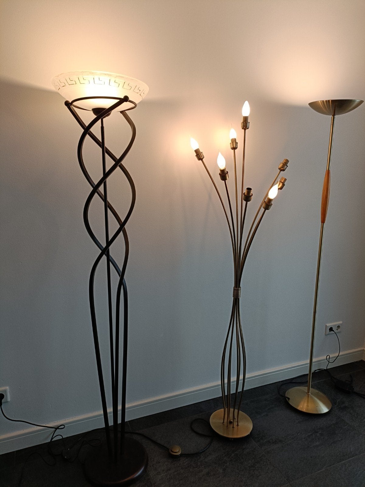 3 vloerlampen., Huis en Inrichting, Ophalen