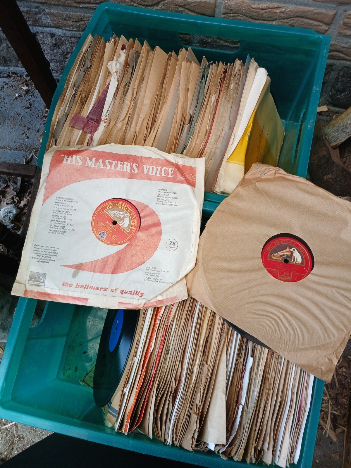 Meer dan 200 78 toeren platen - Gevarieerde muziek, Cd's en Dvd's, Vinyl | Overige Vinyl, Ophalen of Verzenden