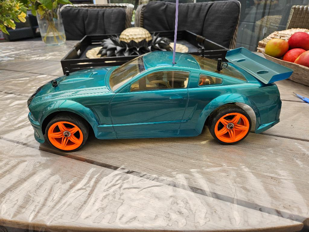 Vintage Kyosho Faser 1/10 nitro 4WD, Hobby en Vrije tijd, Gebruikt, Ophalen of Verzenden, Schaal 1:10, Auto onroad