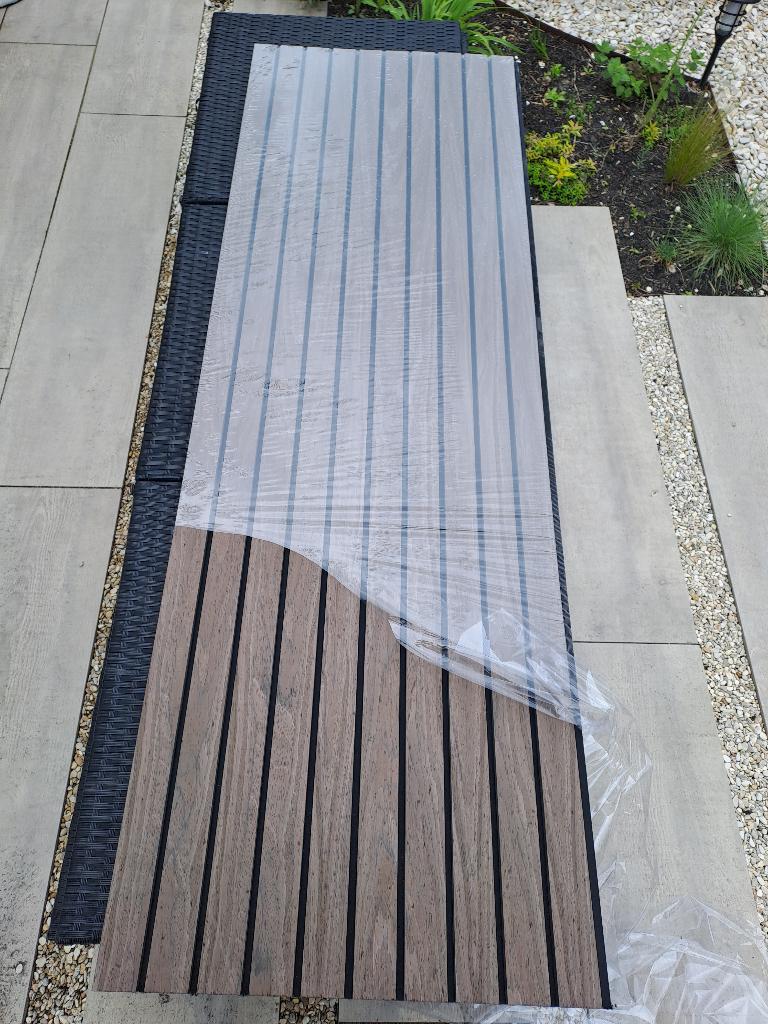Akoestische wandpanelen, kleur Black Walnut, Huis en Inrichting, Woonaccessoires | Wanddecoraties, Ophalen, 280 cm, Hout, Nieuw