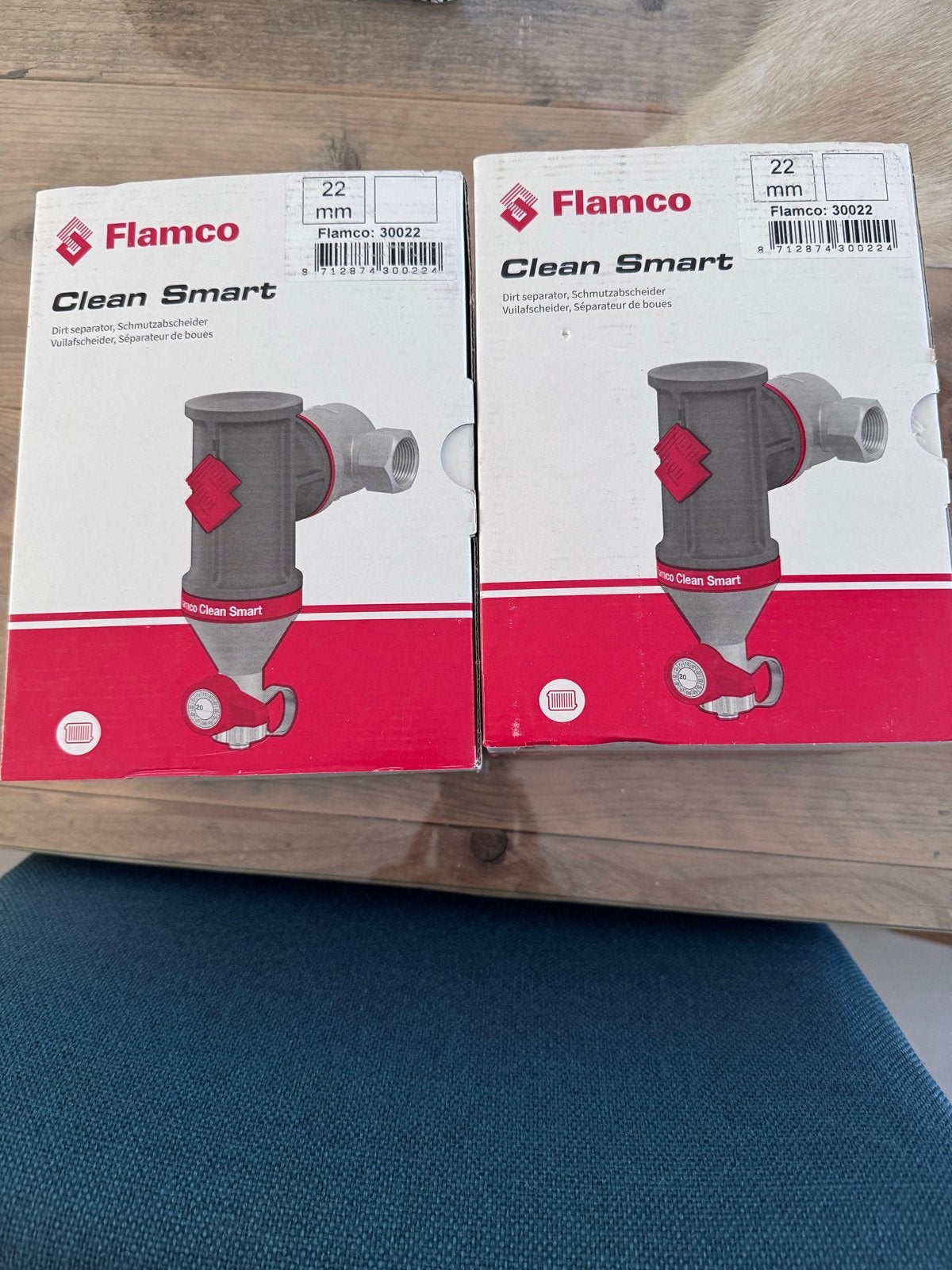Nieuwe Flamco Clean Smart lucht- en vuilafscheider 22mm, Ophalen of Verzenden, Nieuw