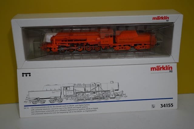 Märklin 34155 Dampflok BR 52 Betriebswerk Göppingen Digital, Wisselstroom, Locomotief, Verzenden, Nieuw