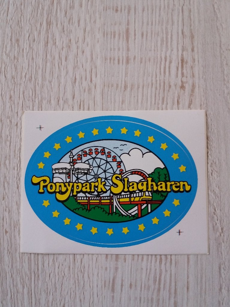 sticker Ponypark Slagharen ( 2 ), Ophalen of Verzenden, Zo goed als nieuw, Bedrijf of Vereniging