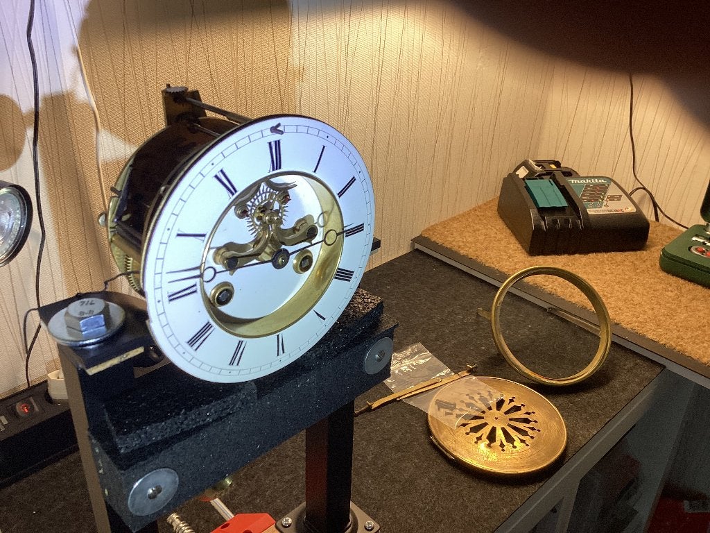 Brocot Pendule Uurwerk ( Pin - Pallet Escapement ) i.g.st, Antiek en Kunst, Antiek | Klokken, Ophalen of Verzenden
