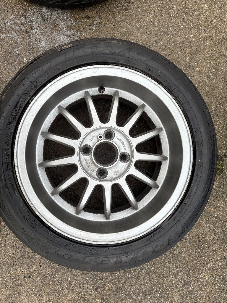 4x100 spaak velgen met cup, Auto-onderdelen, Banden en Velgen, Ophalen, 15 inch, Zomerbanden, Velg(en)
