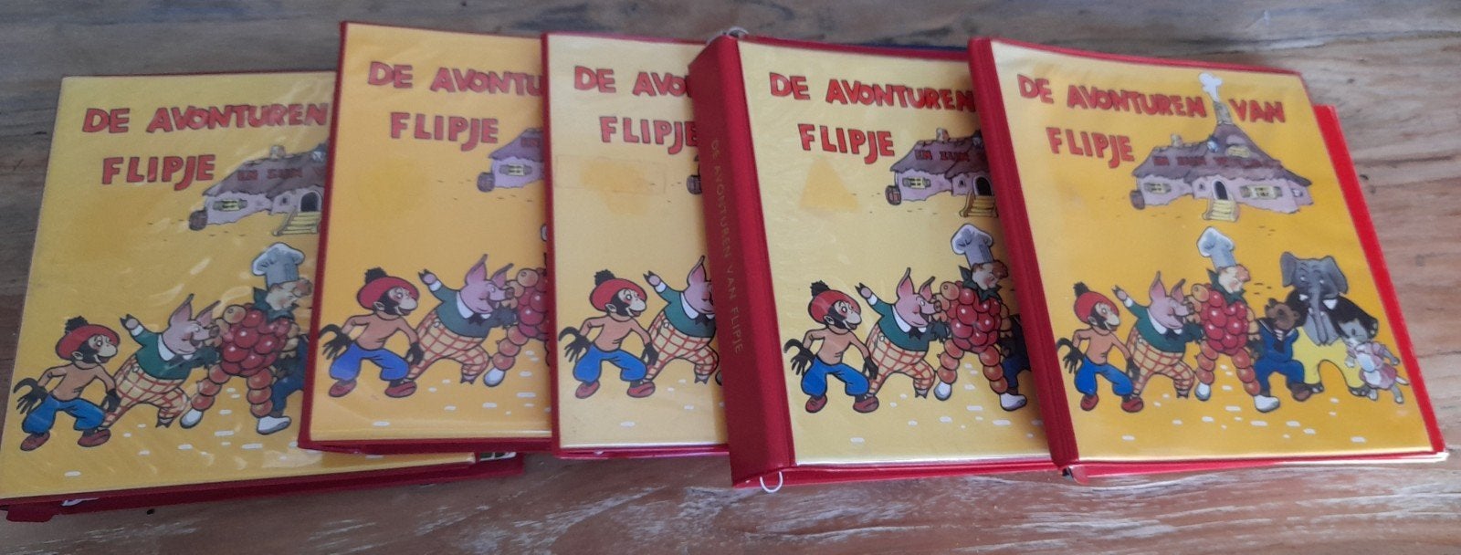De avonturen van Flipje 5 verzamelmappen 30 boekjes, Ophalen of Verzenden, Gelezen