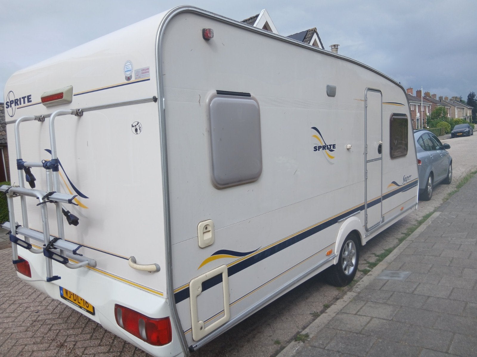 Mooie Sprite 495 uit november 2003 met voortent, Caravans en Kamperen, Caravans, Rondzit, Particulier, Kachel, Sprite