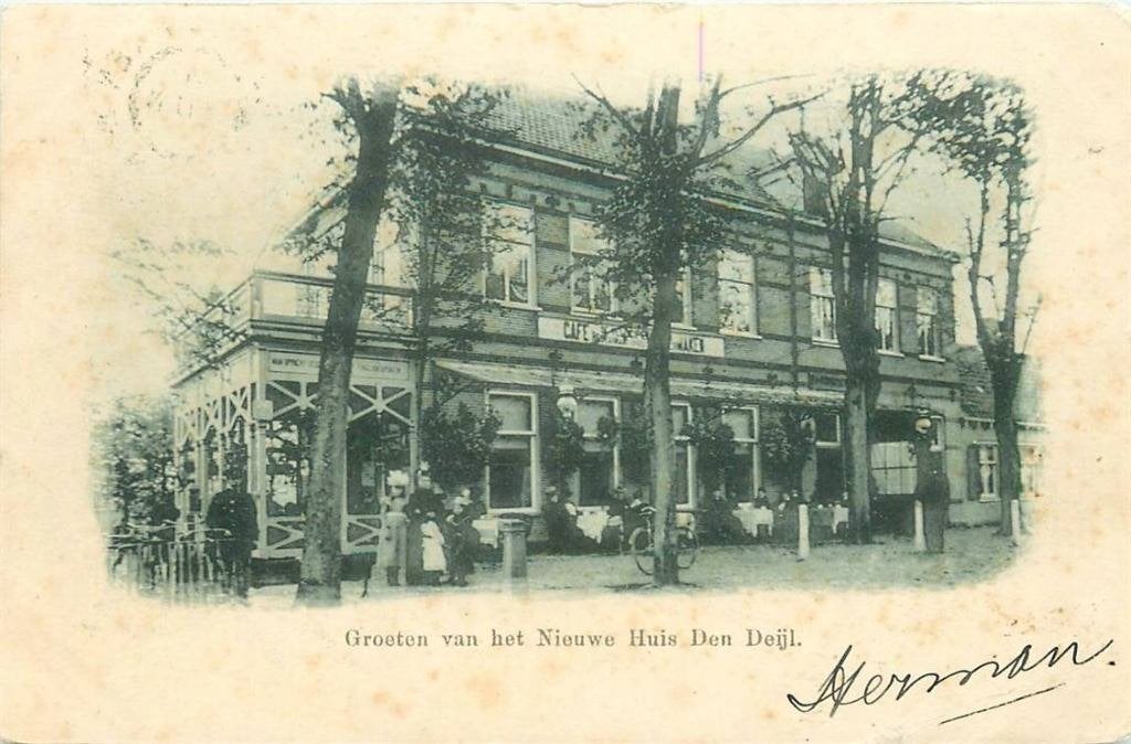 388-563-027 Wassenaar Groeten van het Nieuwe Huis Den Deijl, Verzenden, Voor 1920, Zuid-Holland