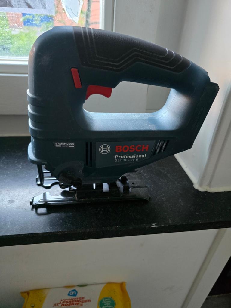 Bosch GST 18v-95B, Ophalen of Verzenden, Minder dan 600 watt, Decoupeerzaag, 30 tot 70 mm