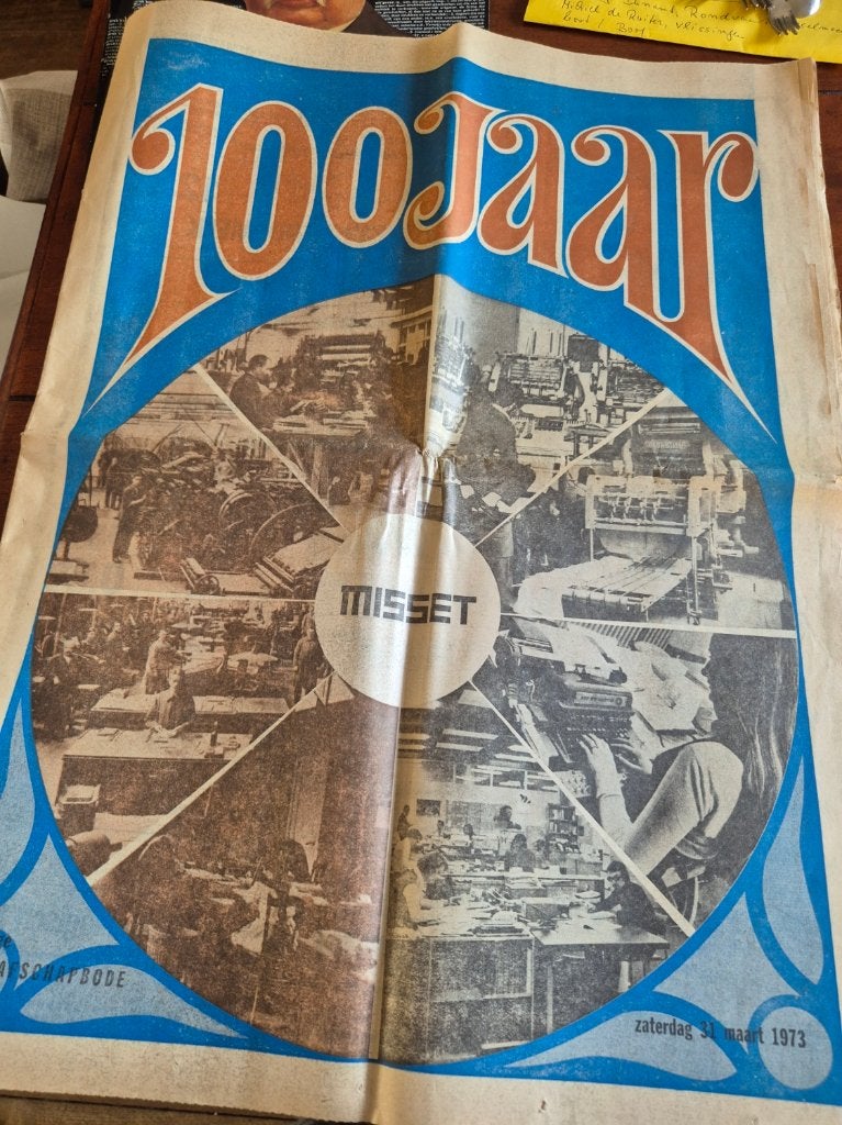 Misset krant 100 jaar - 125 jaar, Ophalen of Verzenden, 1980 tot heden, Nederland, Krant