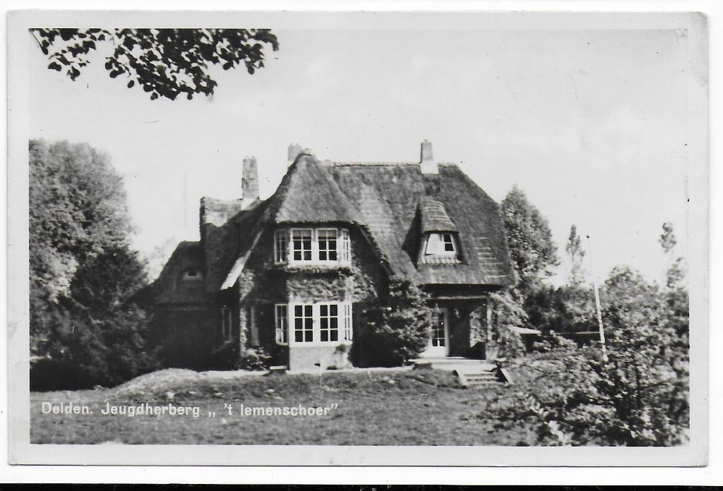 Delden 't Lemenschoer ansichtkaart B7343 uit 1948, Verzamelen, Ophalen of Verzenden, 1940 tot 1960, Gelopen