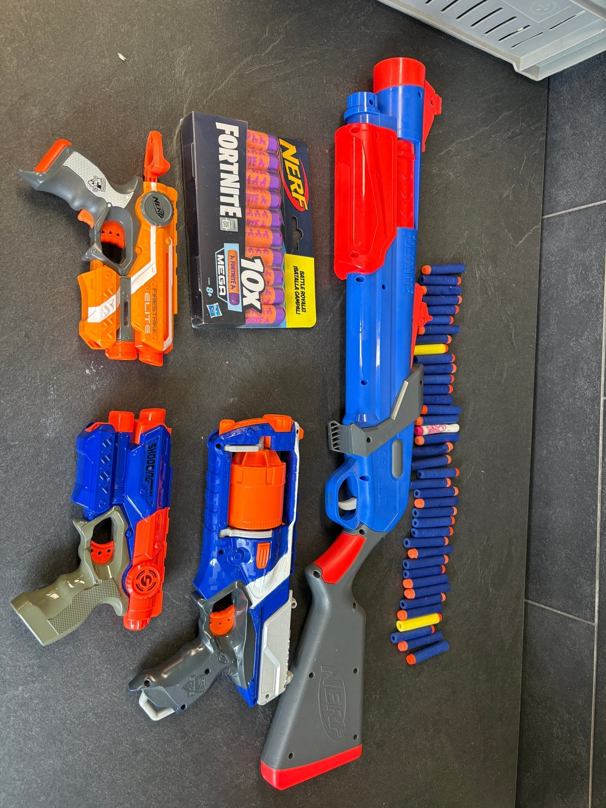 Nerf Fortnite en Nerf Elite Blasters met Darts, Ophalen of Verzenden, Gebruikt, Jongen of Meisje