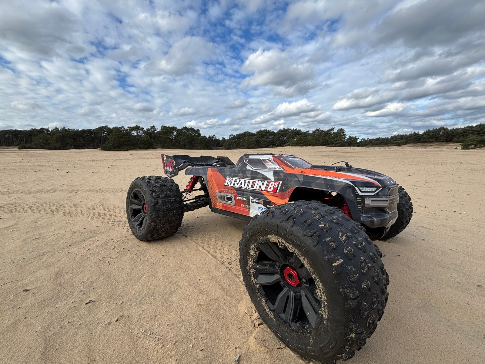 Arma kraton 8s, Auto offroad, Zo goed als nieuw, RTR (Ready to Run), Overige schalen