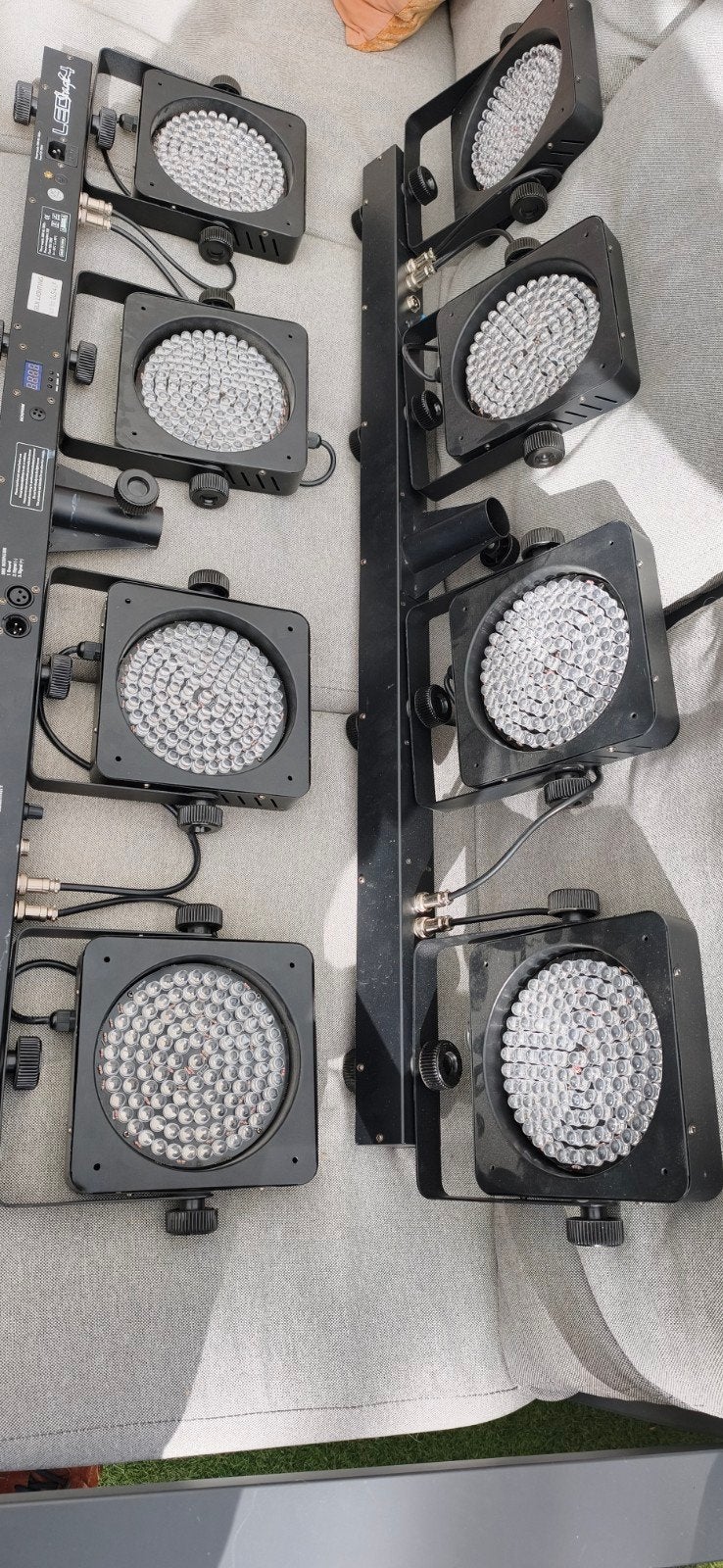GLX Lighting LED Bar met 4 PAR spots - Ideaal voor evenement, Muziek en Instrumenten, Ophalen, Gebruikt