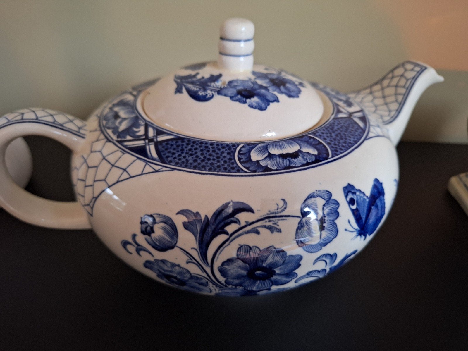 theepot societe ceramique butterflij, butterfly, Ophalen of Verzenden