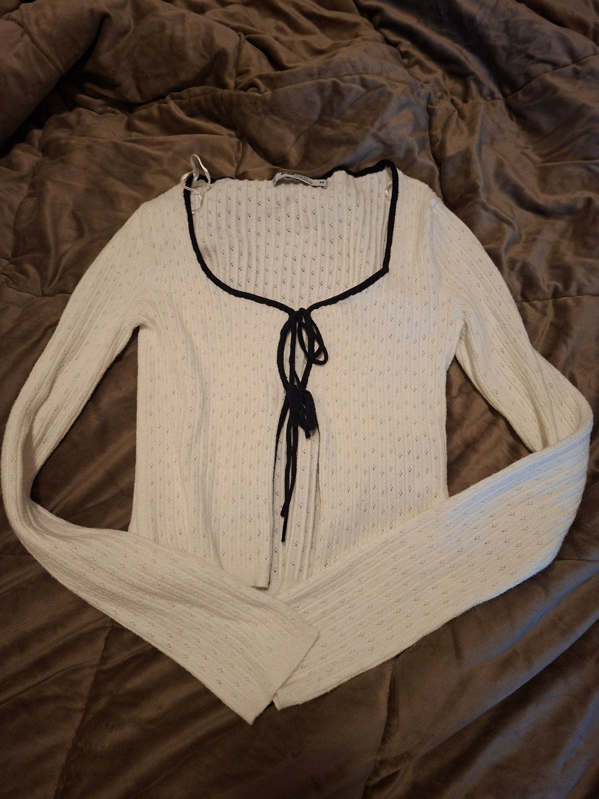 FB Sister Knitwear Cardigan Maat M, Maat 38/40 (M), FB Sister Knitwear, Verzenden, Wit