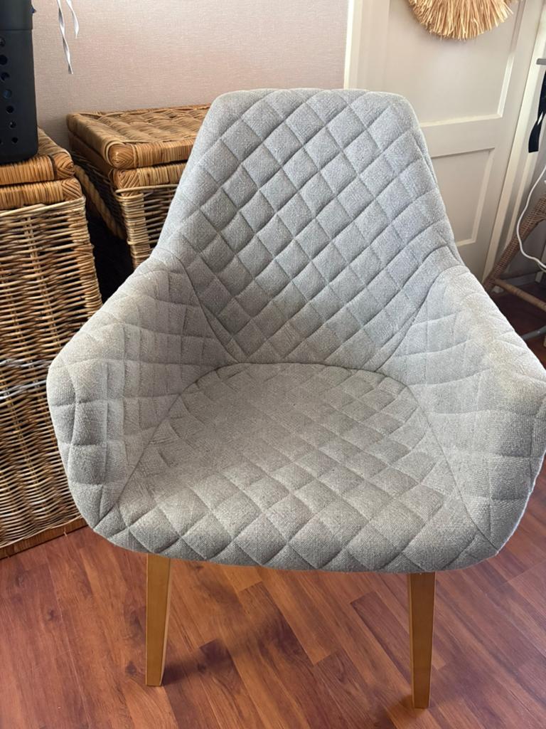Riviera Maison - Amsterdam City Dining Chair - grijs, Ophalen, Riviera Maison - Landelijk, Zo goed als nieuw, Eén