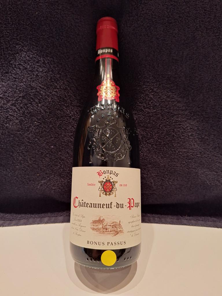 Bonpas Châteauneuf-du-Pape 2018 Rode Wijn, Verzamelen, Wijnen, Frankrijk, Nieuw, Ophalen of Verzenden, Rode wijn