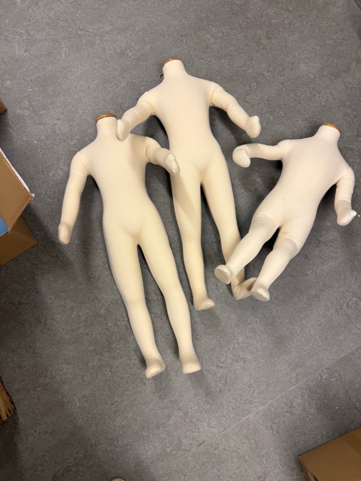 3x Stoffen paspoppen zonder hoofd - ideaal voor kleding, Kleding | Dames, Overige Dameskleding, Ophalen, Zo goed als nieuw