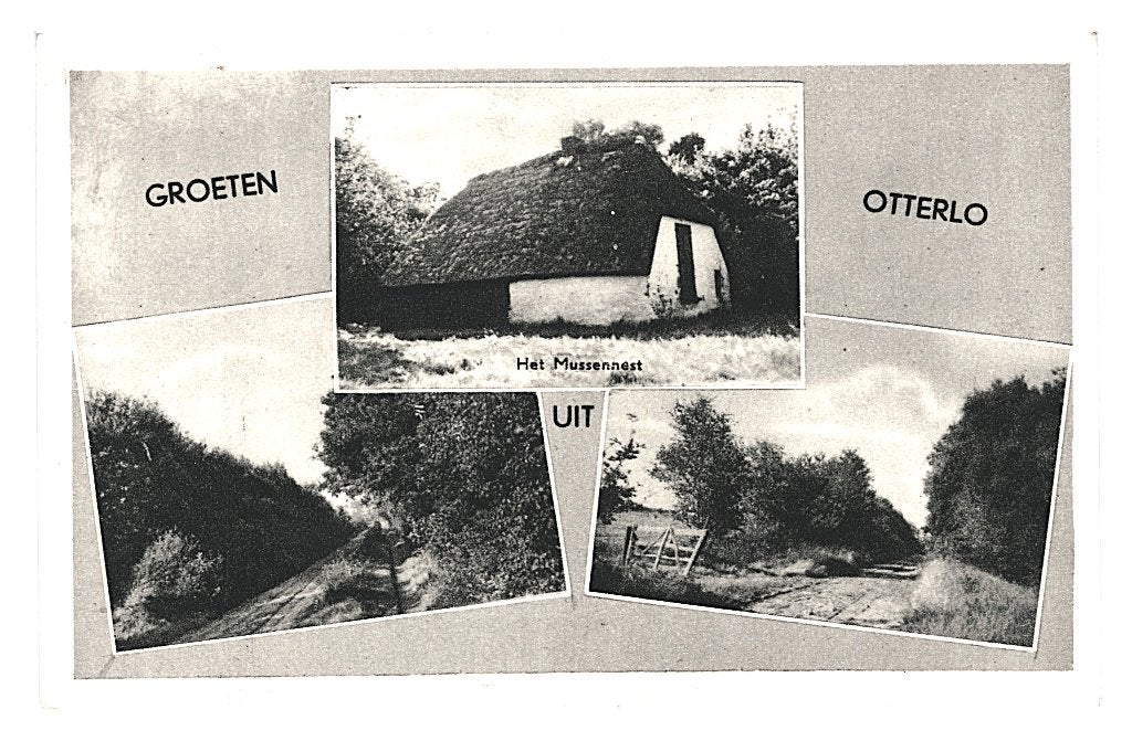 969133	Otterlo	1955 Gld	Het Mussennest	Gelopen met postzegel