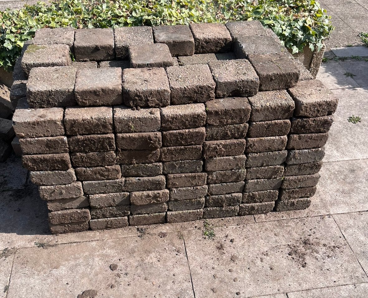 Sierbestrating, Ophalen, Gebruikt, Beton, Klinkers