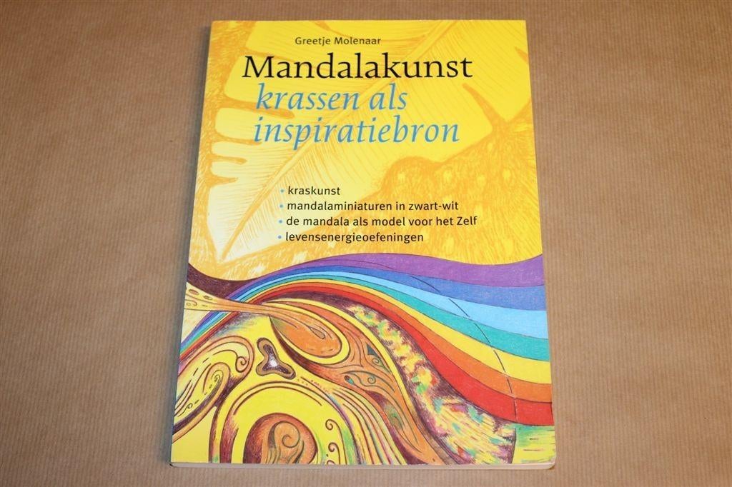 Mandalakunst — Krassen als Inspiratiebron Werkboek, Ophalen of Verzenden, Zo goed als nieuw, Tekenen en Schilderen