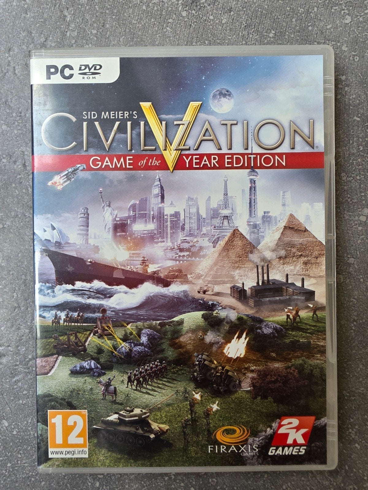 Pc game Sid Meier's Civilization V game of the year edition, 1 speler, Ophalen of Verzenden, Zo goed als nieuw, Strategie en Constructie