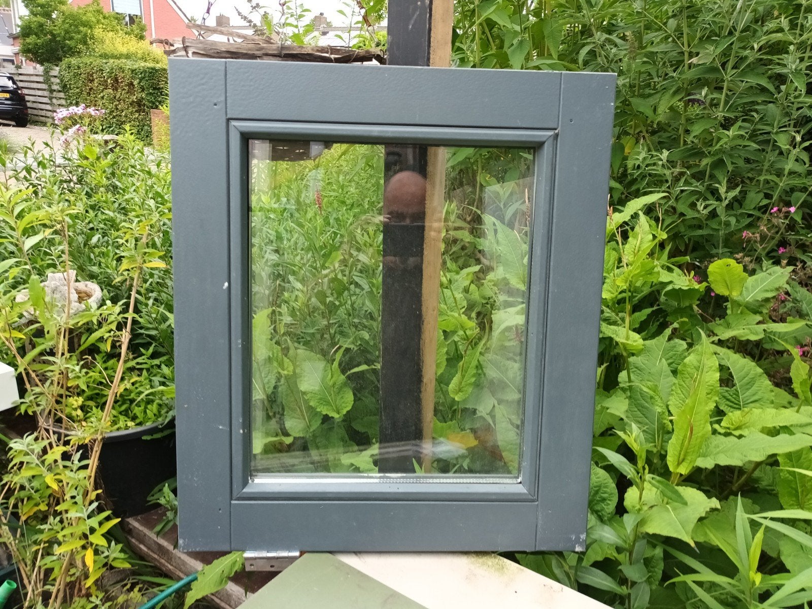 Uitklapbaar zgan, Doe-het-zelf en Verbouw, Kozijnen en Schuifpuien, Raamkozijn, Ophalen of Verzenden, Zo goed als nieuw, Minder dan 75 cm