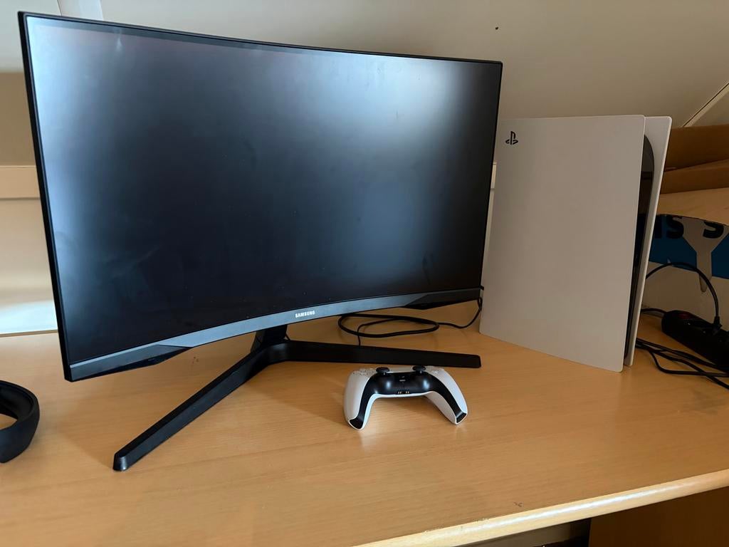 PlayStation 5 Slim 1TB met controller en kabels, Spelcomputers en Games, Spelcomputers | Sony PlayStation 5, Ophalen of Verzenden