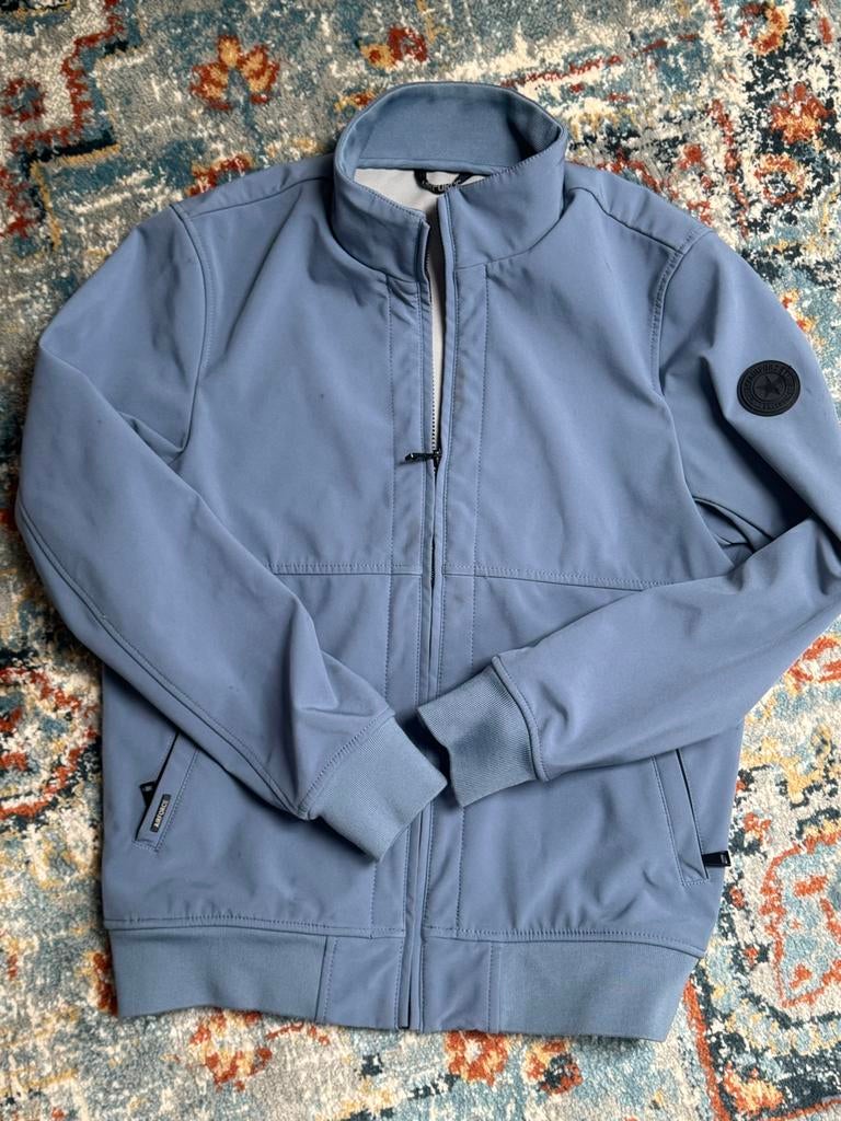 Airforce jas blauw small zomerjas jongens heren, Ophalen, Zo goed als nieuw, Maat 46 (S) of kleiner, Blauw
