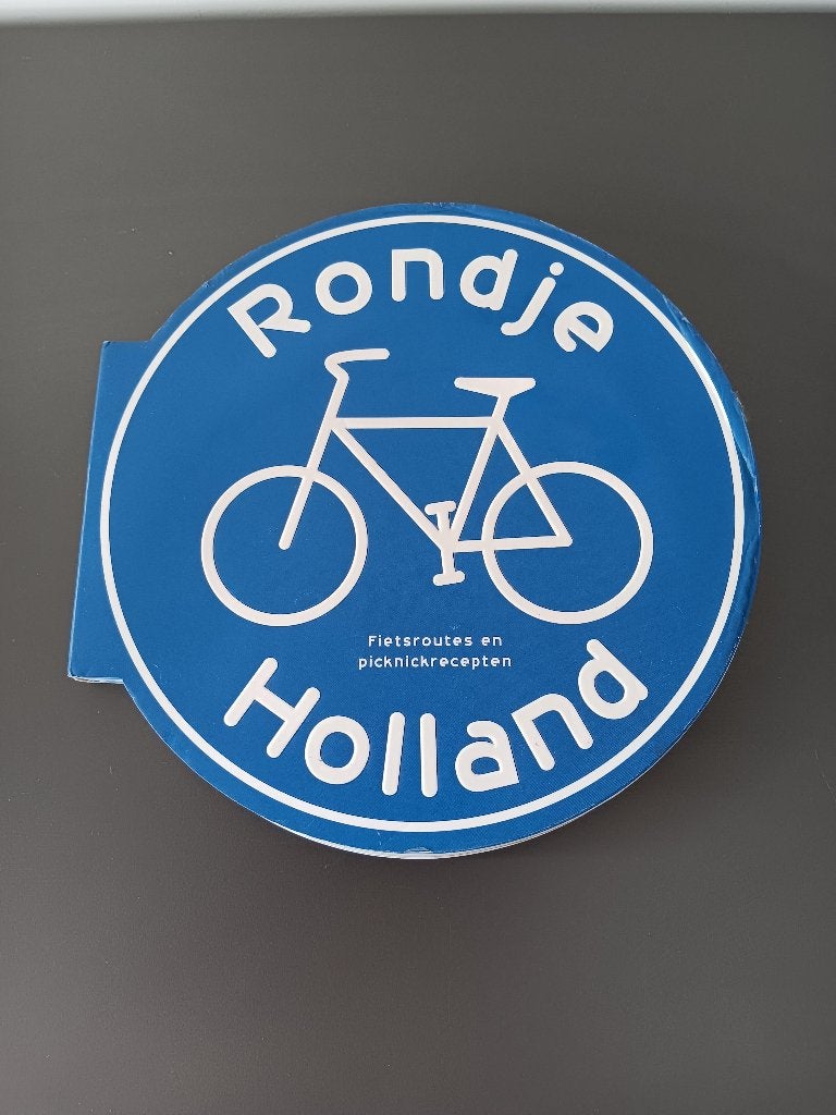 Rondje Holland fietsboek met fietsroutes door Nederland, Fiets- of Wandelgids, Ophalen of Verzenden, Benelux, Gelezen