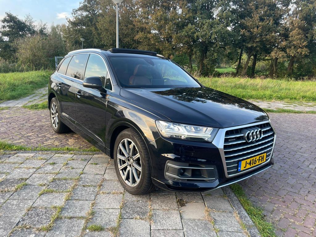 Audi Q7 3.0 TFSI quattro S LINE|PANO|360 Full Options 7pers., Auto's, Automaat, Euro 6, 7 stoelen, Leder